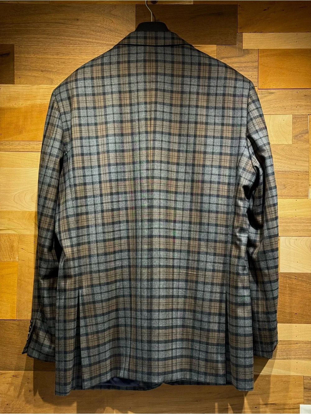 J.Crew Ludlow Men's Plaid Sport Coat in Blue and Brown